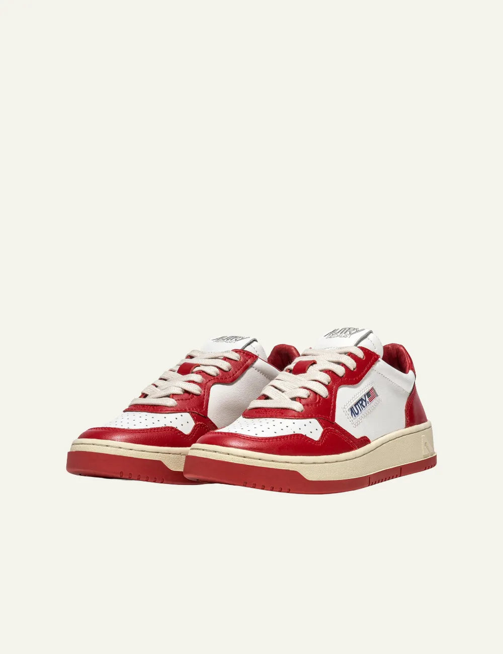 AUTRY MEDALIST LOW W WHITE/RED