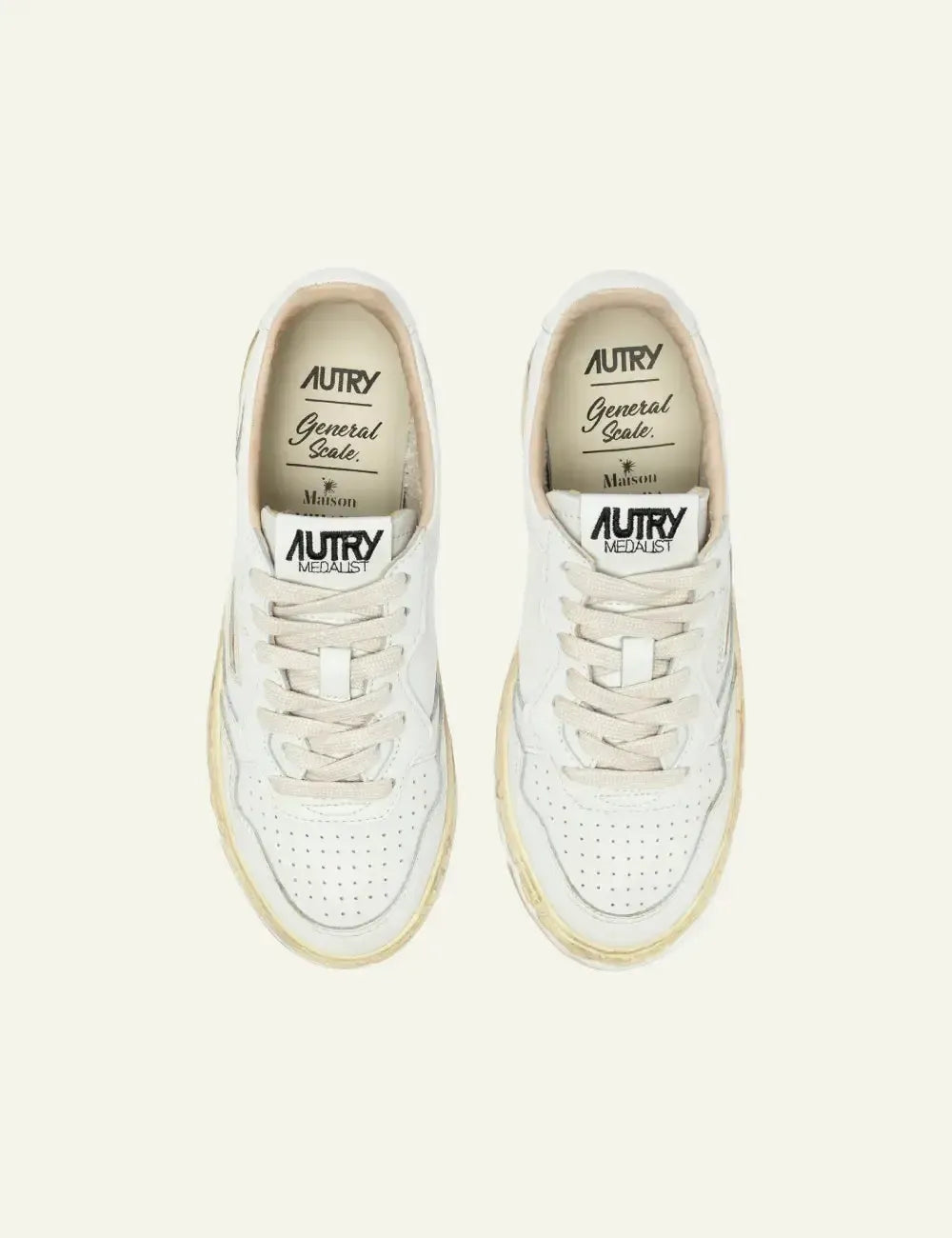 AUTRY SUP VINT LOW M MIHARA WHITE