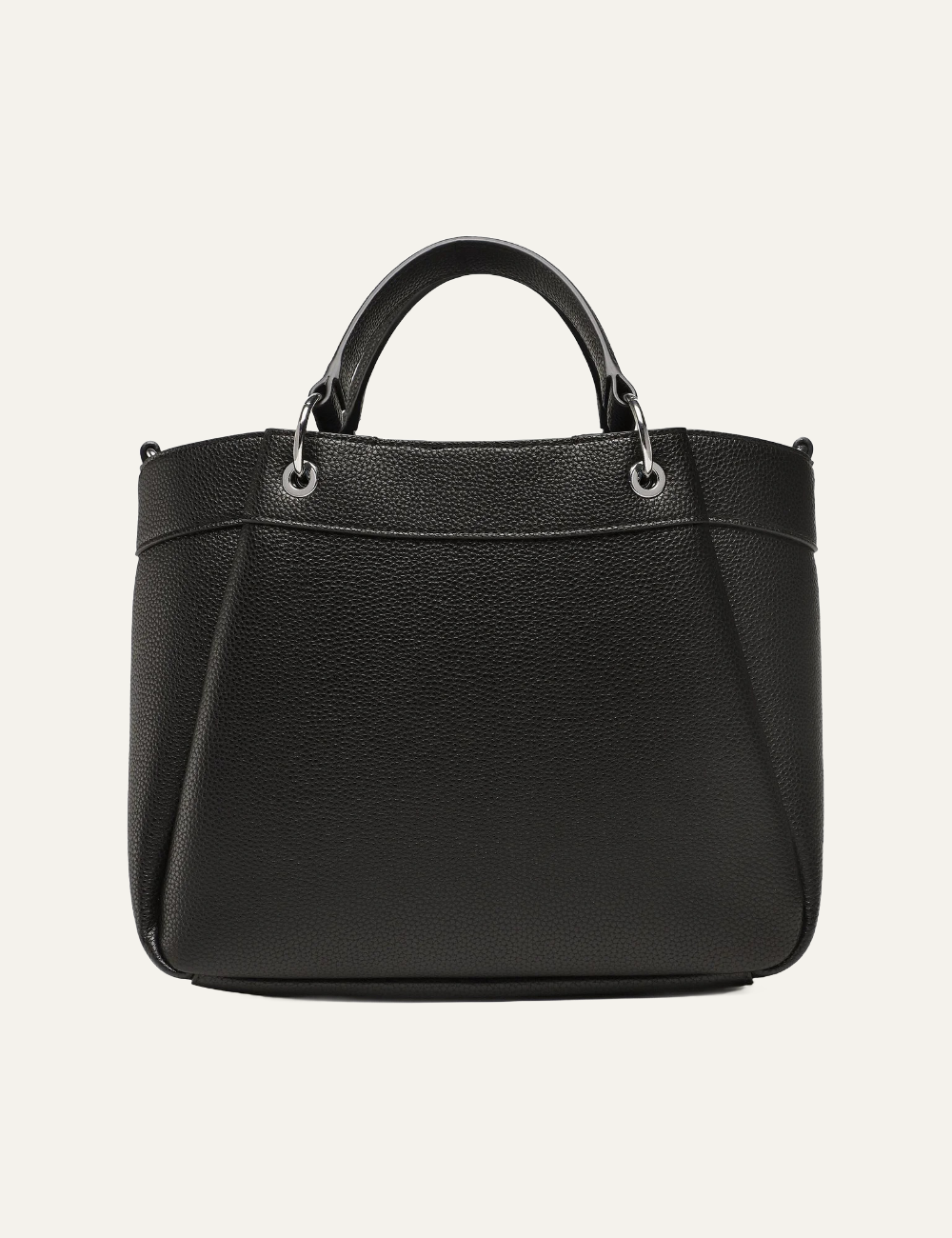 ARMANI EXCHANGE SHOPPING BAG BLACK