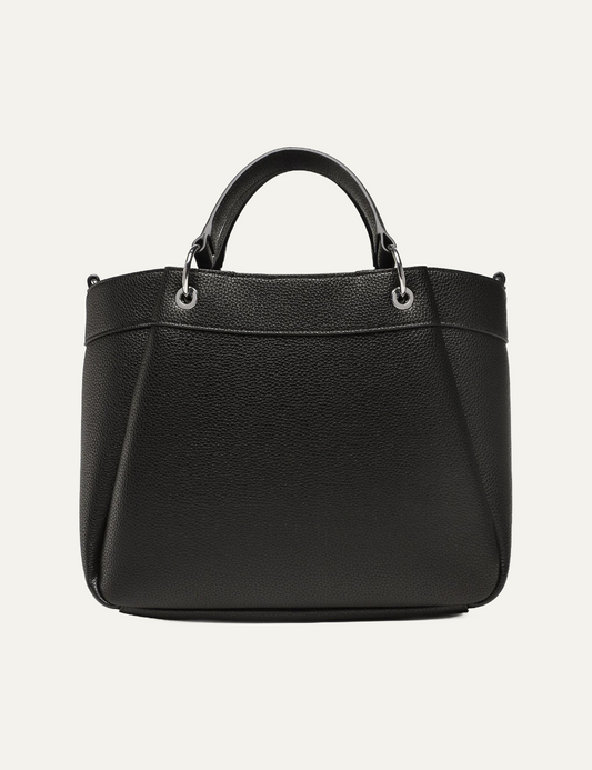 ARMANI EXCHANGE SHOPPING BAG BLACK