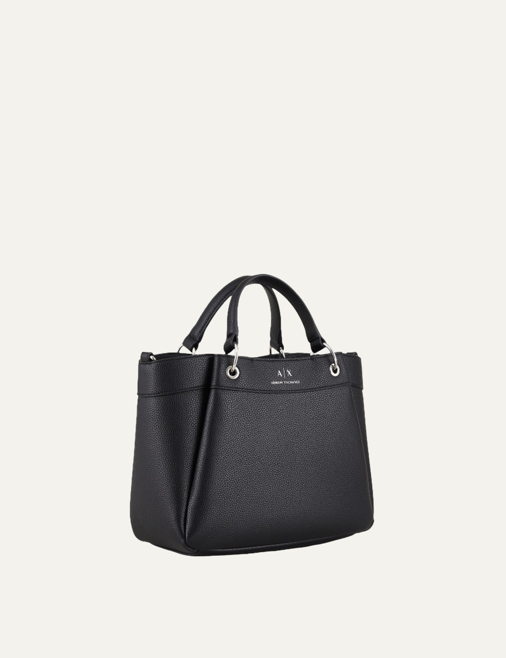 ARMANI EXCHANGE SHOPPING BAG BLACK