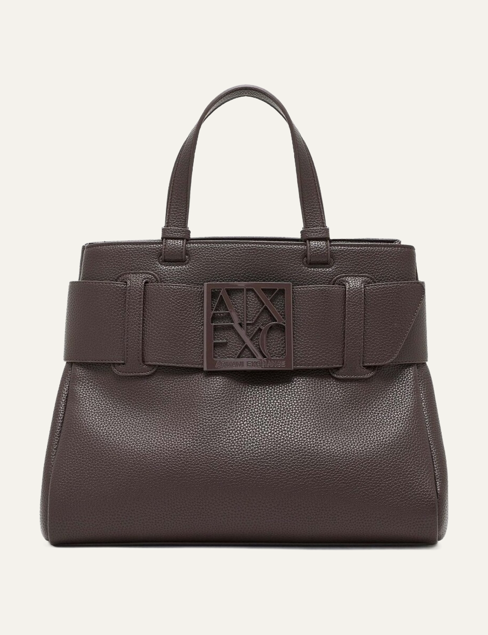 ARMANI EXCHANGE SHOPPING BAG HOT FUDGE
