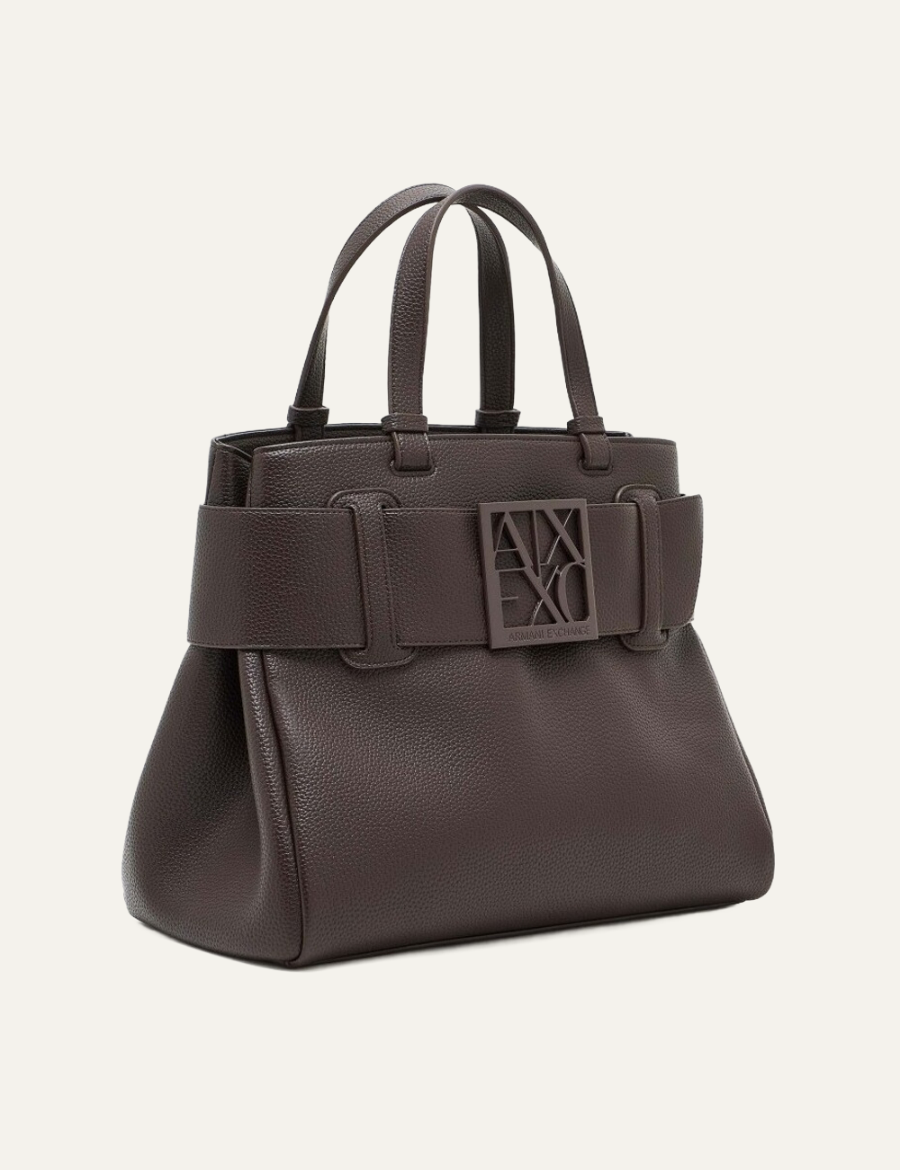 ARMANI EXCHANGE SHOPPING BAG HOT FUDGE