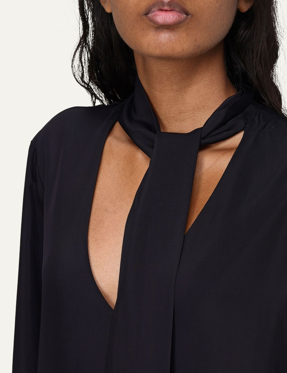 ARMANI EXCHANGE BLOUSE BLACK