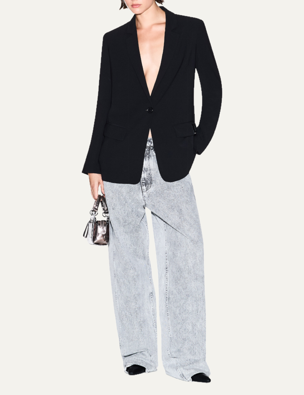 ARMANI EXCHANGE BLAZER IN BLACK