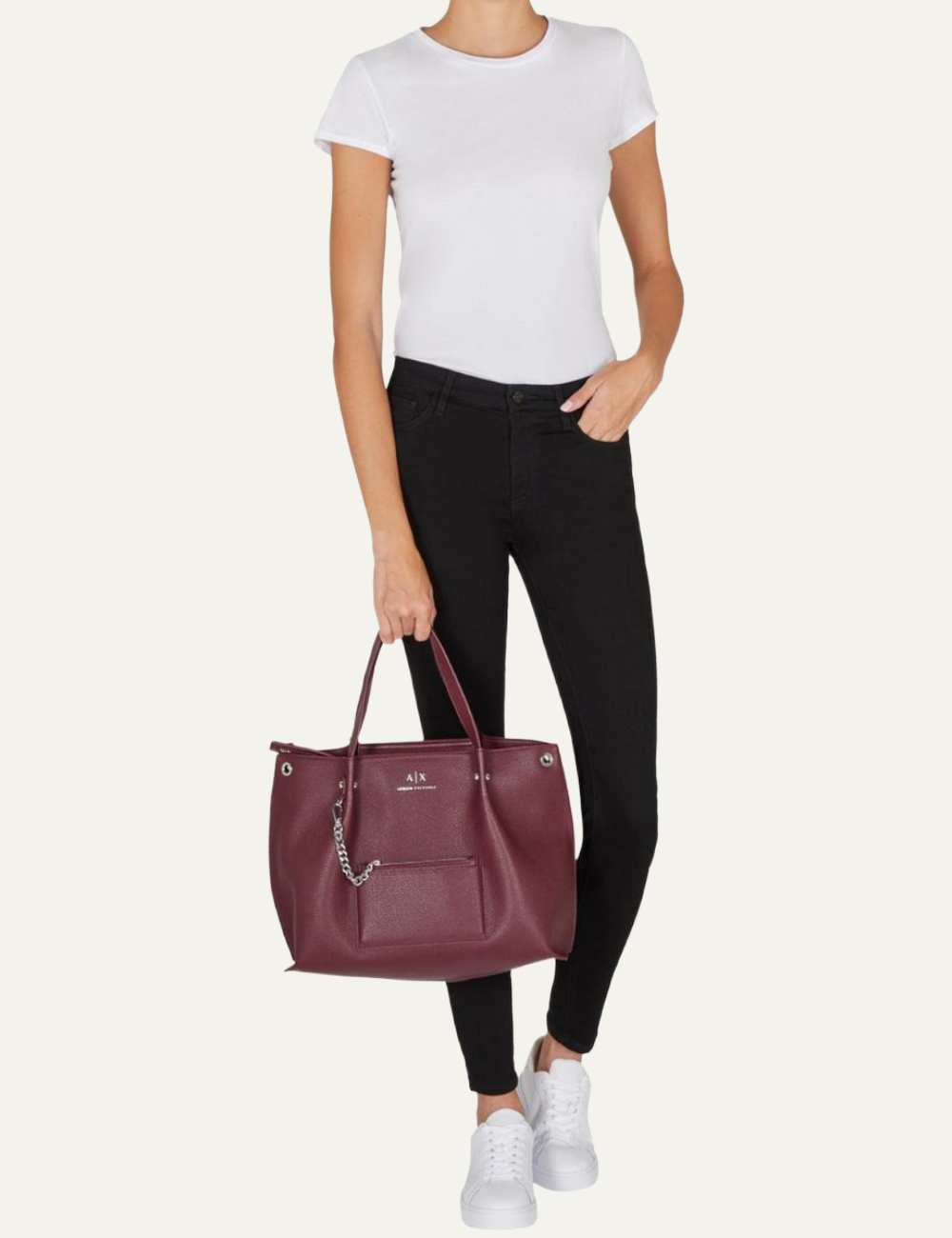 ARMANI EXCHANGE SHOPPING BAG