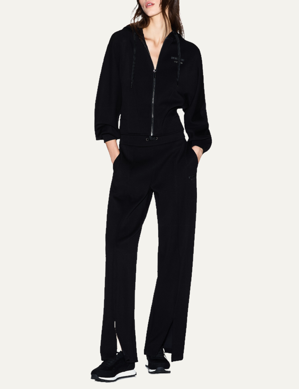 ARMANI EXCHANGE BLACK TROUSER