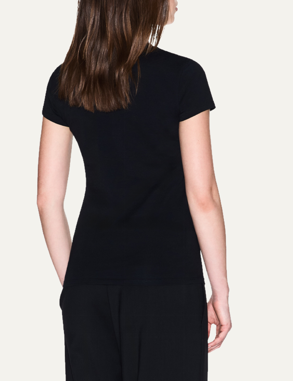 ARMANI EXCHANGE BLACK T-SHIRT