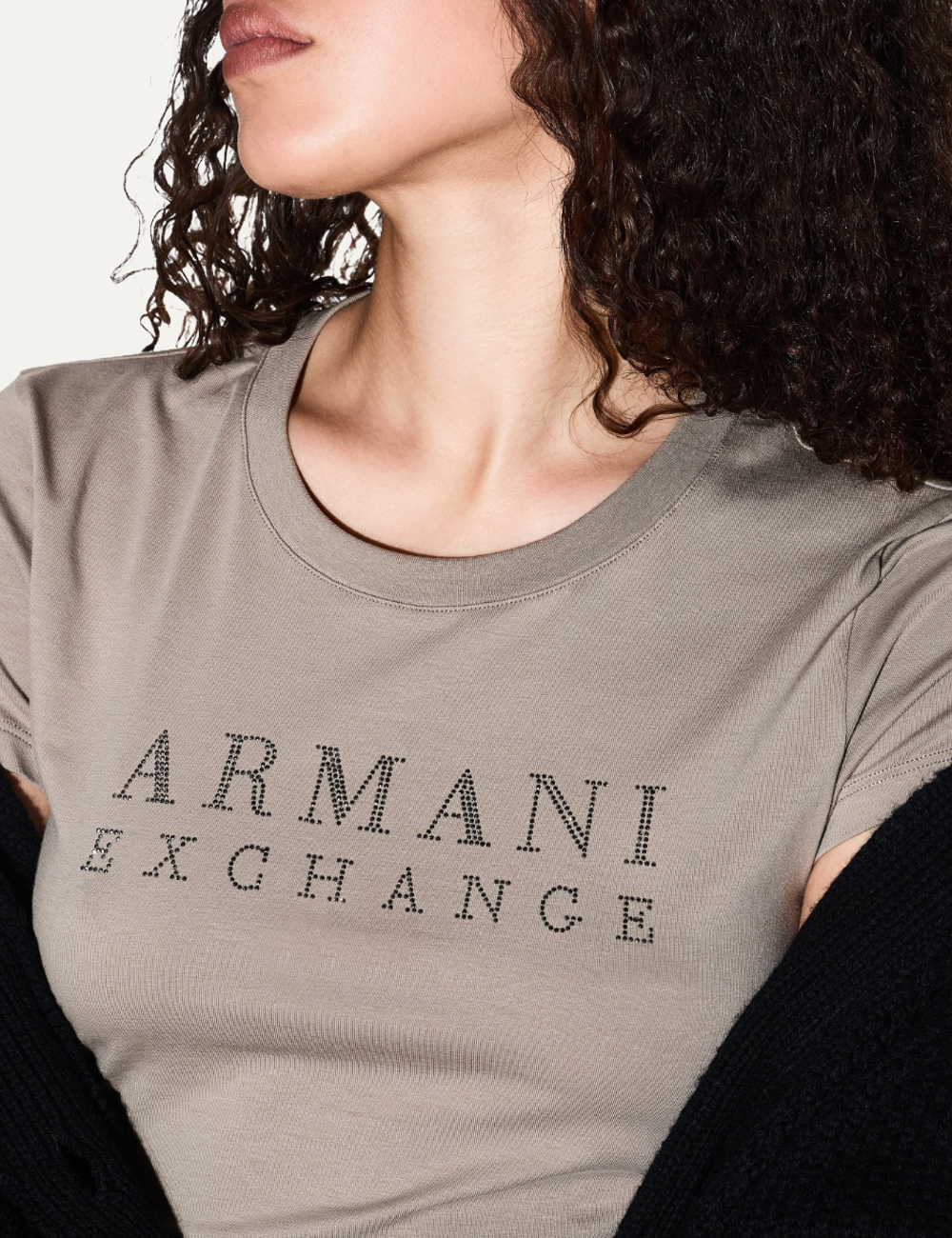 ARMANI EXCHANGE  BROWN T-SHIRT
