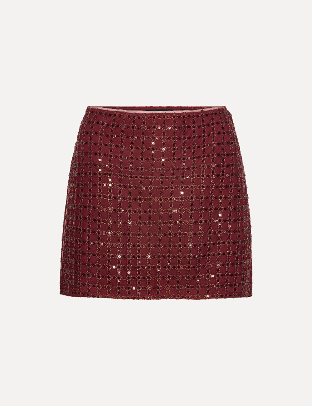 ROTATE BEADED MINI SKIRT