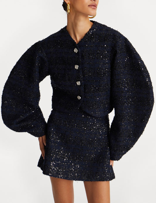ROTATE BOUCLE SHORT JACKET