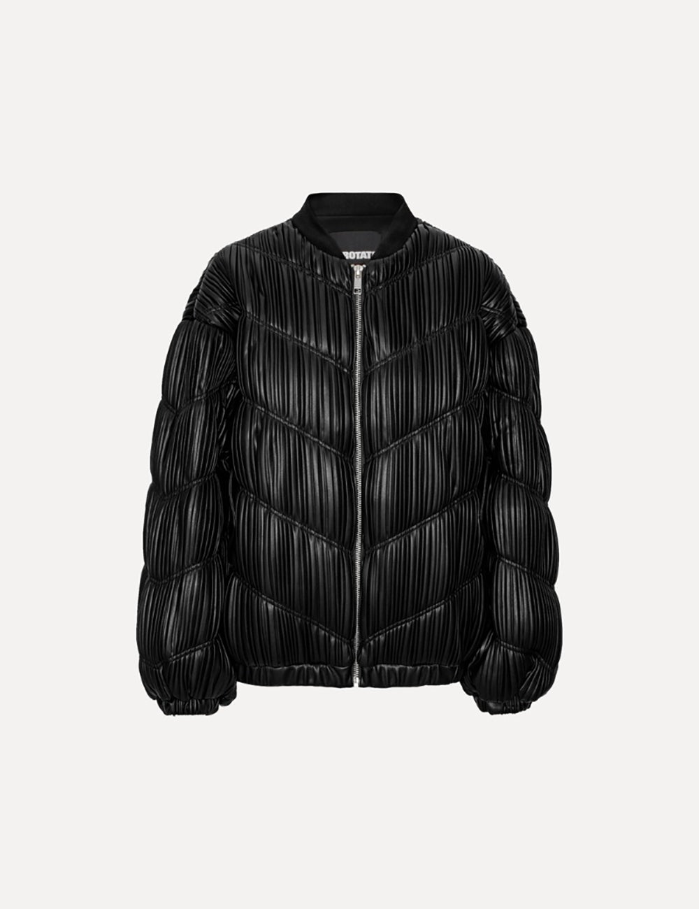 ROTATE PLEATED BOMBER JACKET