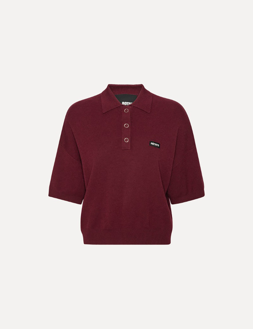 ROTATE SLINKY KNIT POLO