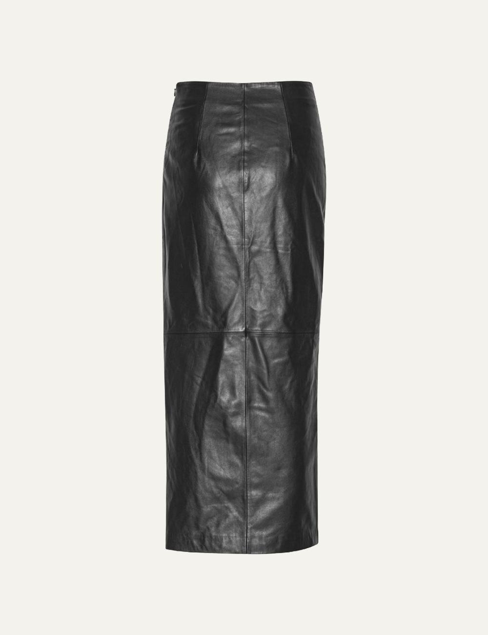 ROTATE MIDI LEATHER SKIRT