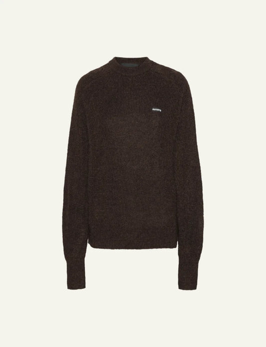 ROTATE LIGHT KNIT LOGO SWEAT