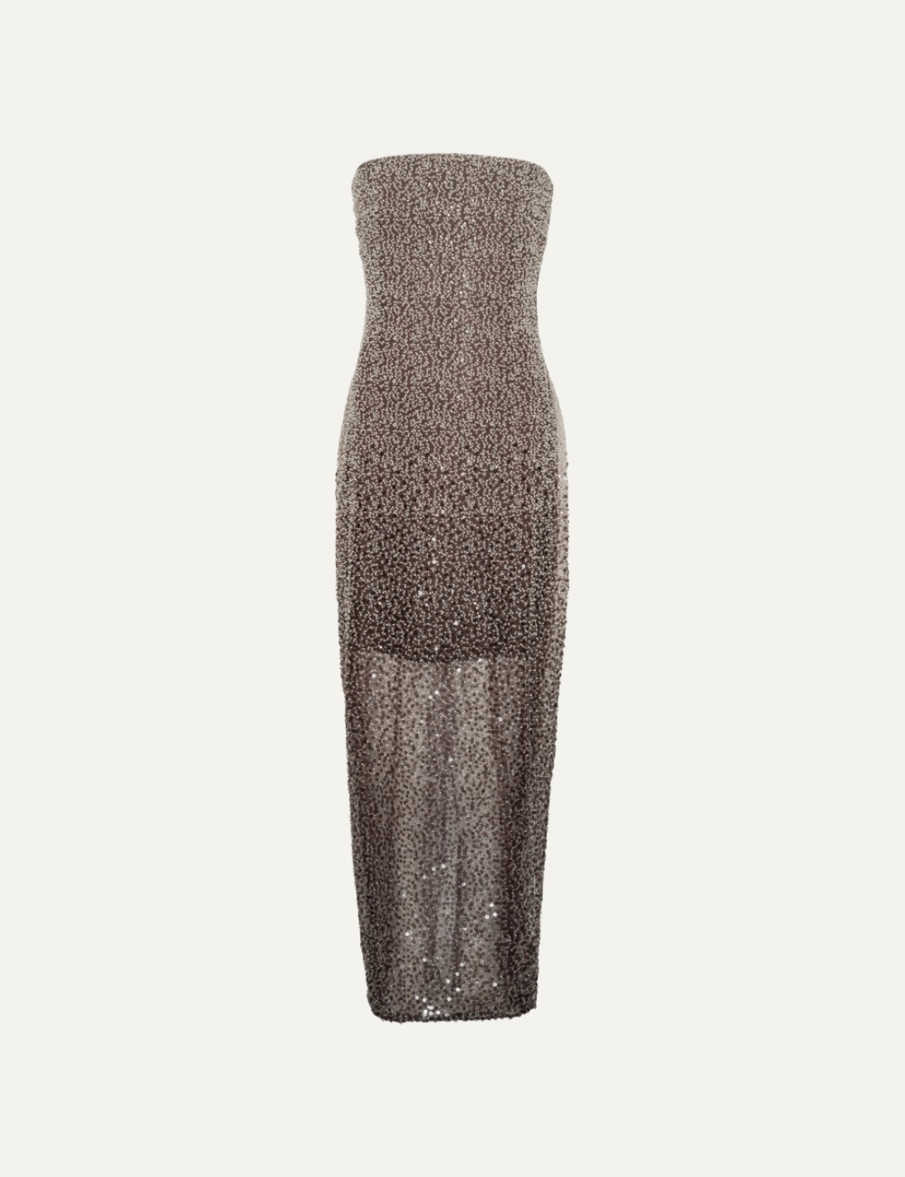 ROTATE BEADED MIDI TUBE DRESS