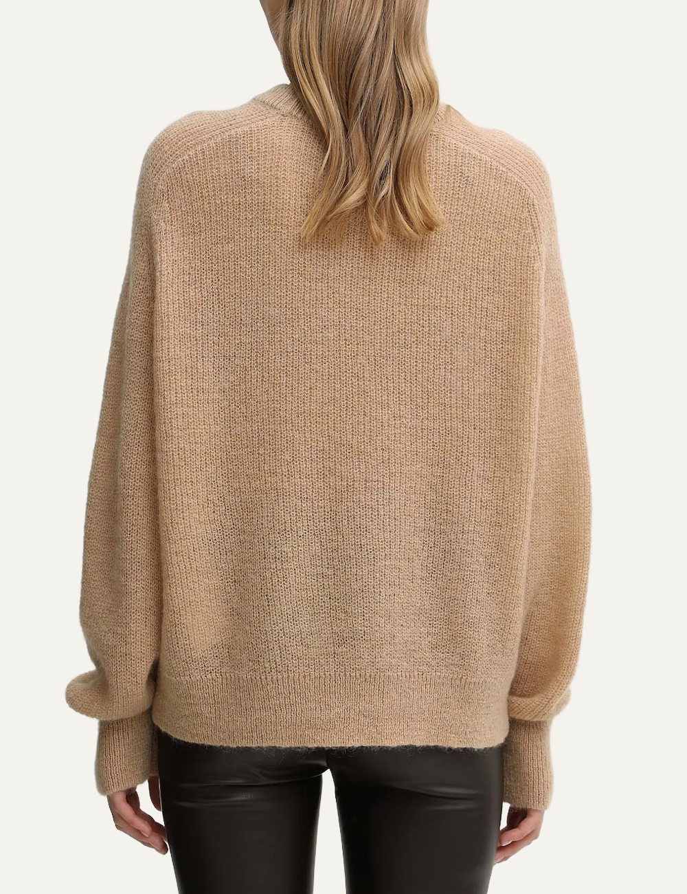 ROTATE LIGHT KNIT LOGO SWEAT