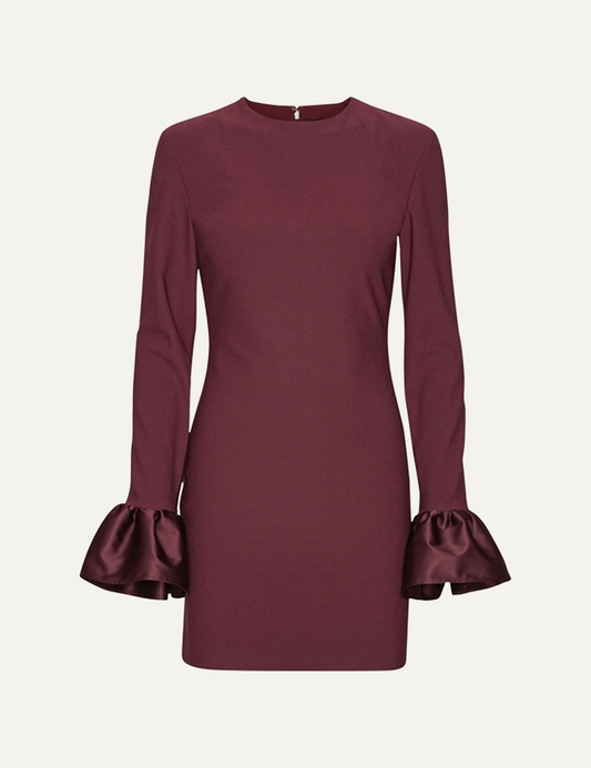 ROTATE FRILL SLV MINI DRESS