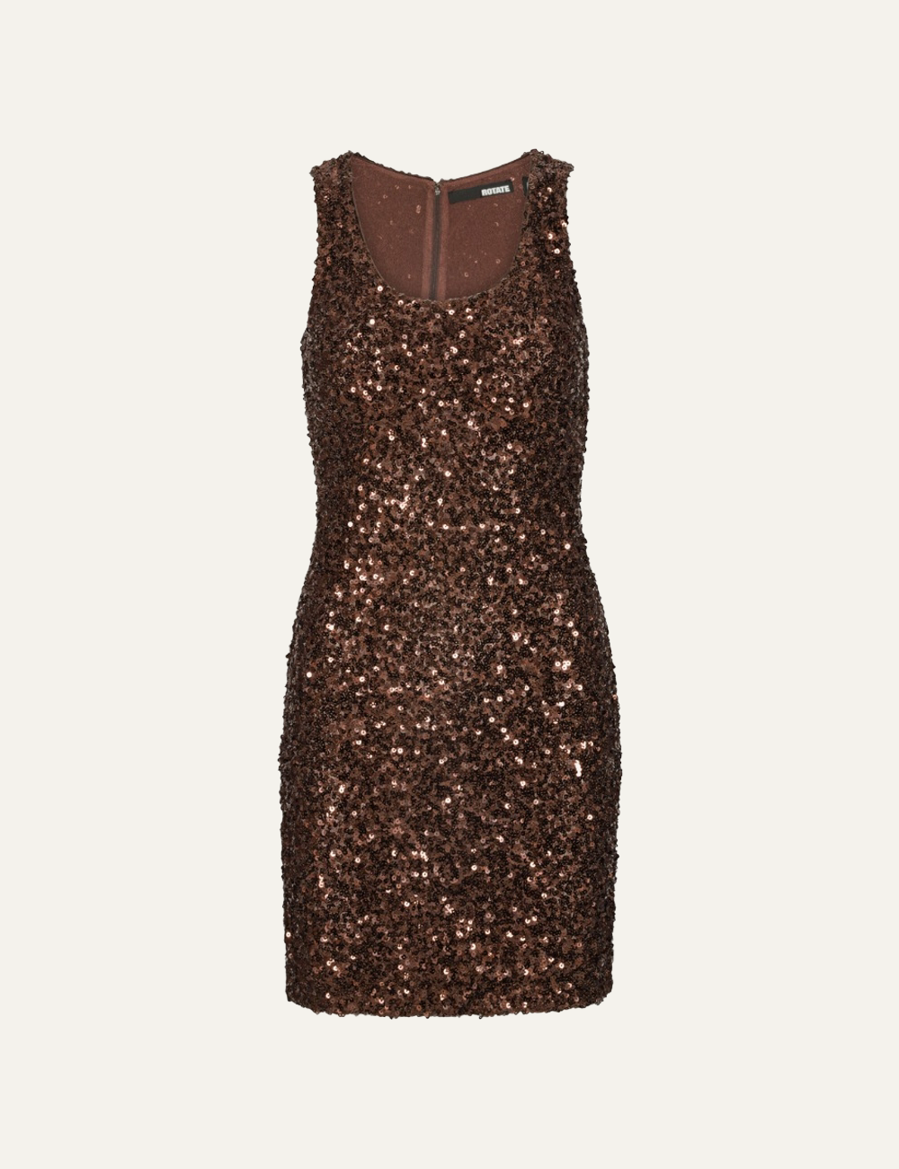 ROTATE SEQUINS SLEEVELESS DRESS