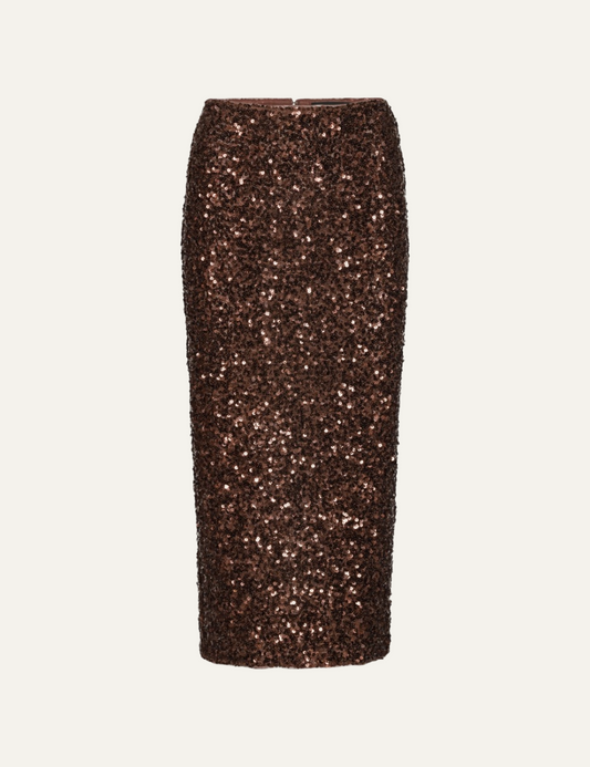 ROTATE SEQUIN PENCIL SKIRT