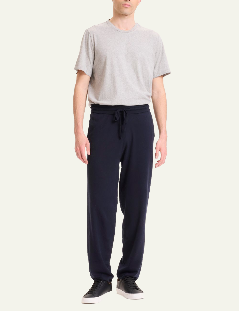 MAJESTIC FILATURES ORGANIC COTTON PANTS IN NAVY