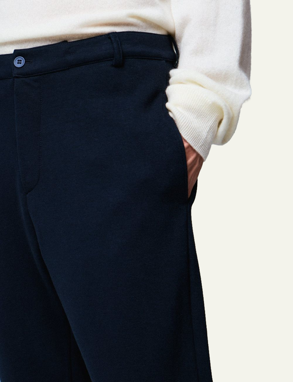 MAJESTIC FILATURES PANTS IN NAVY