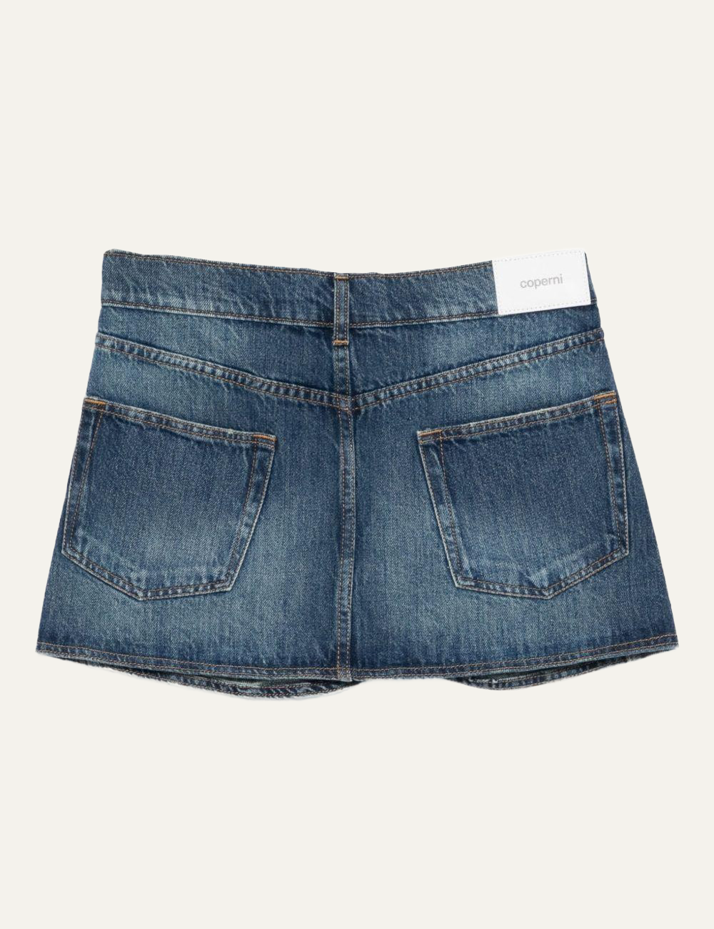 COPERNI DENIM WRAP MINI SKIRT