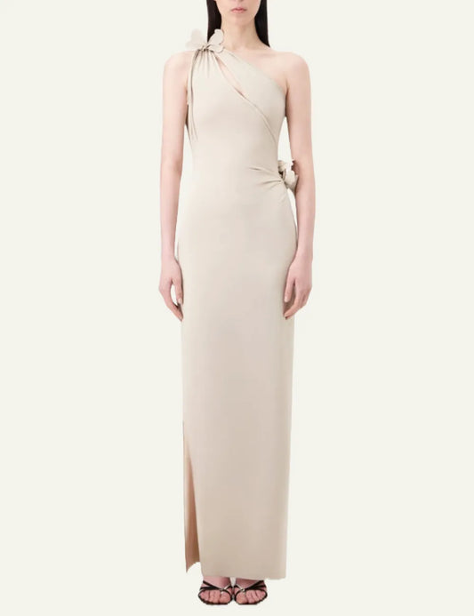 COPERNI ASYM FLOWER GOWN