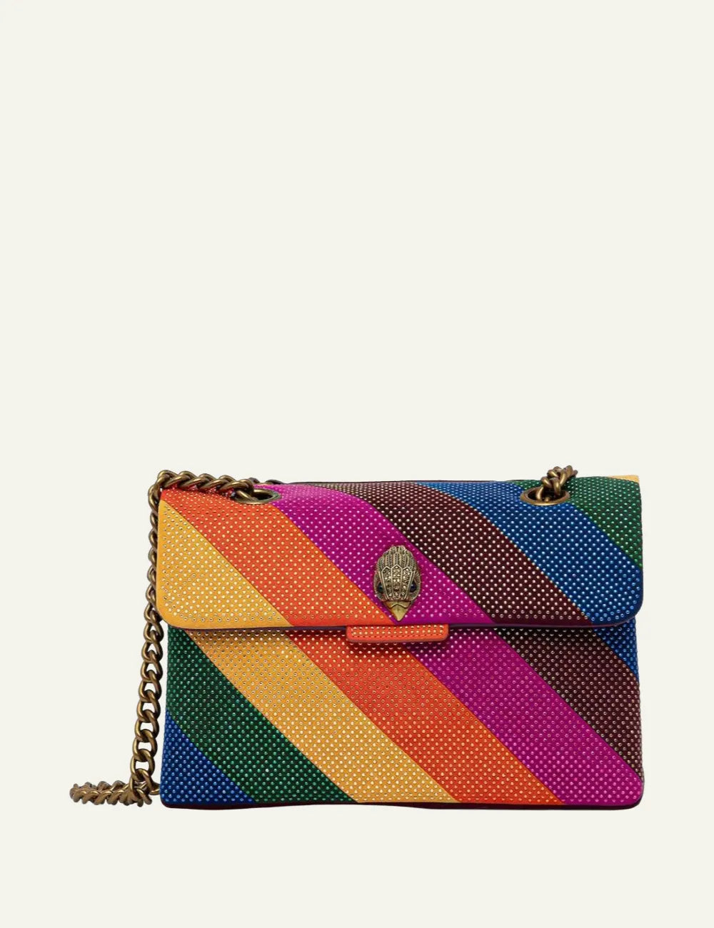 KURT GEIGER FABRIC KENSINGTON BAG L