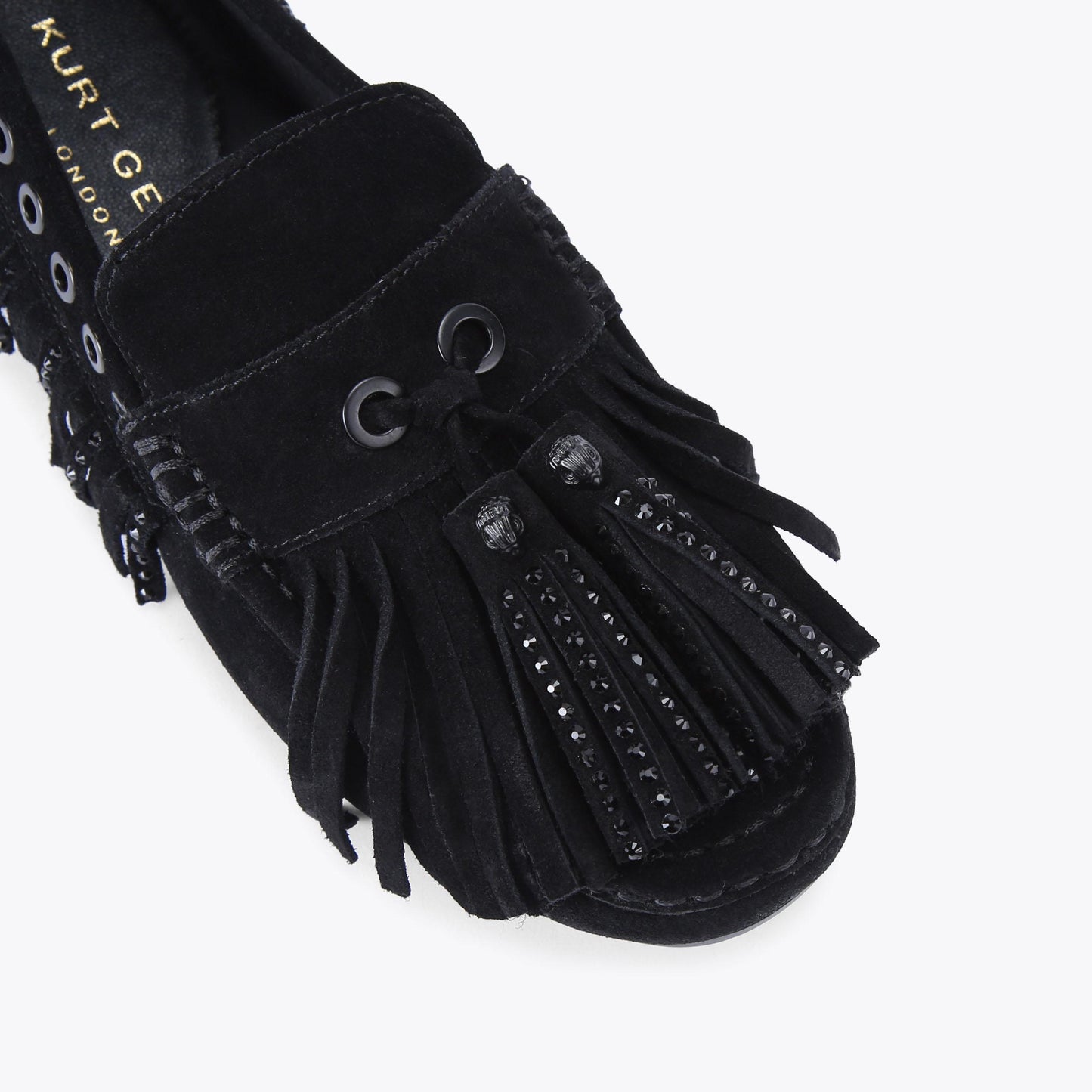 KURT GEIGER TASSEL FRINGE MOCCASIN