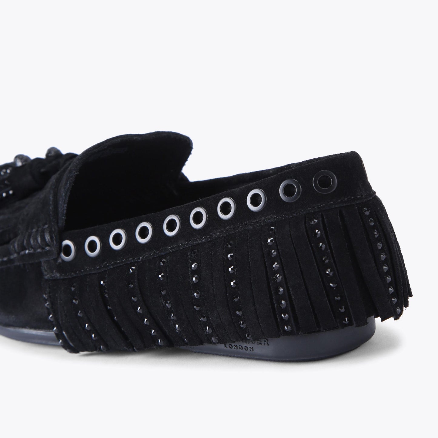 KURT GEIGER TASSEL FRINGE MOCCASIN