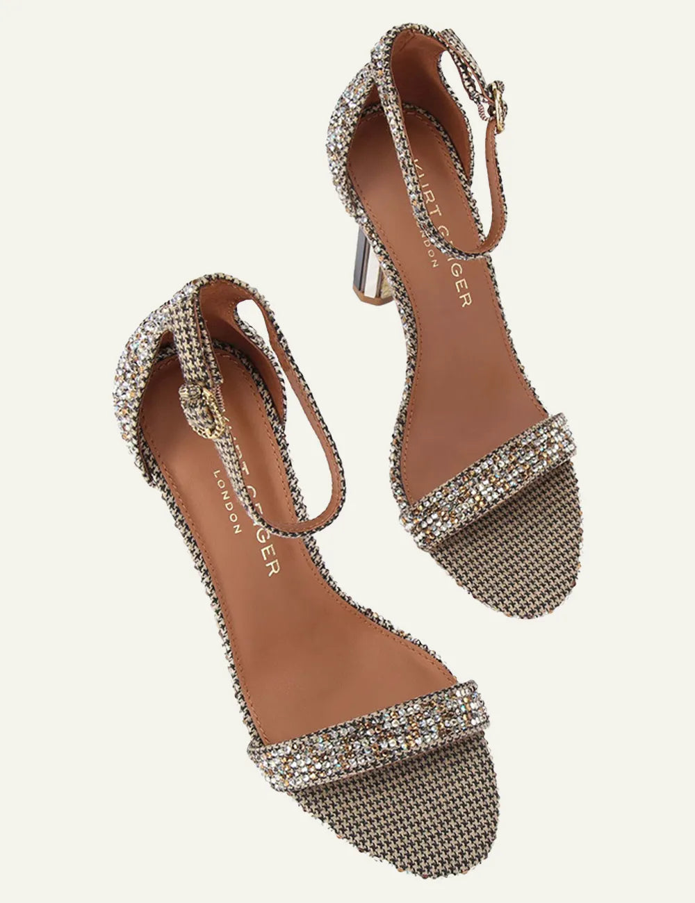 KURT GEIGER PERSPEX HEEL SANDAL