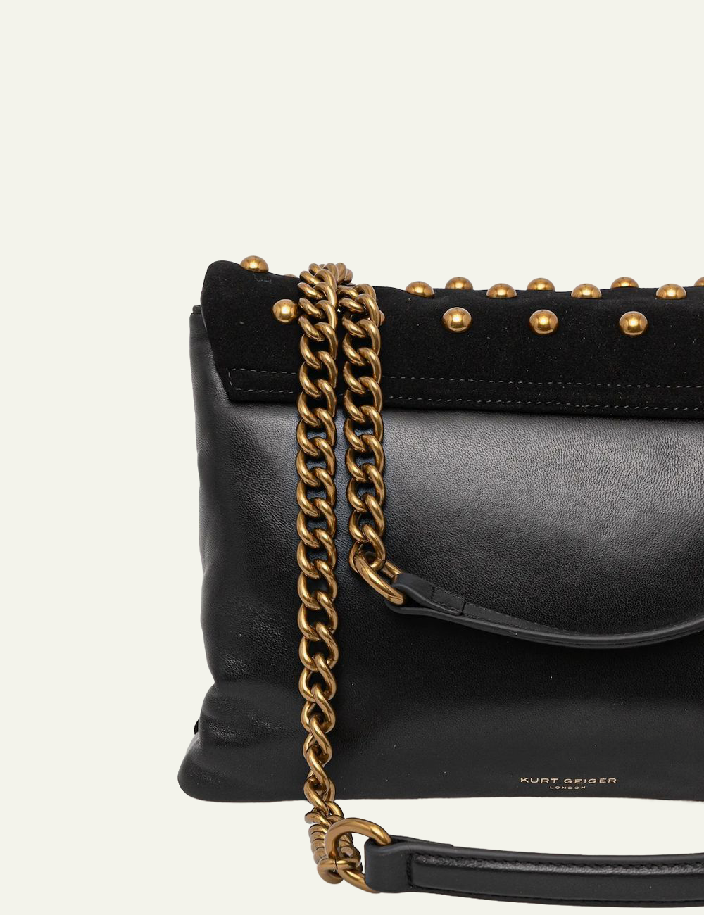 KURT GEIGER LG KENSINGTON STUDS BLACK