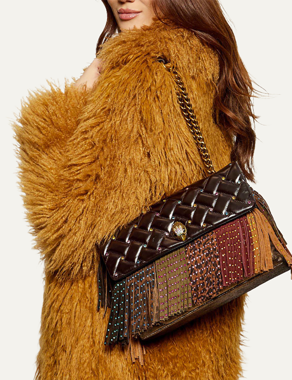 KURT GEIGER LG KENSINGTON FRINGE