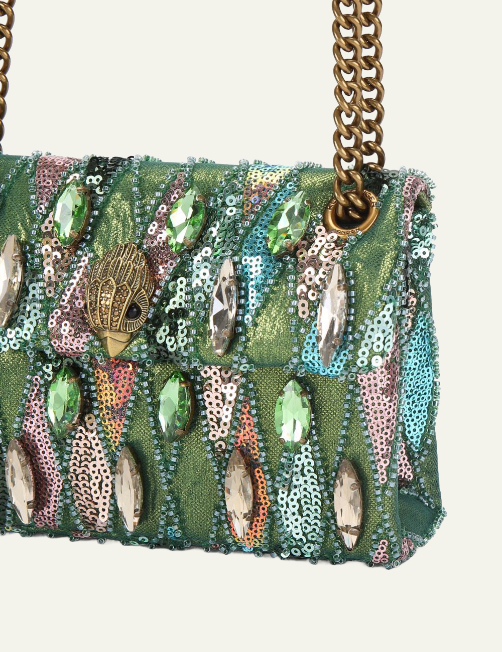 KURT GEIGER SEQUIN MINI KENSINGTON