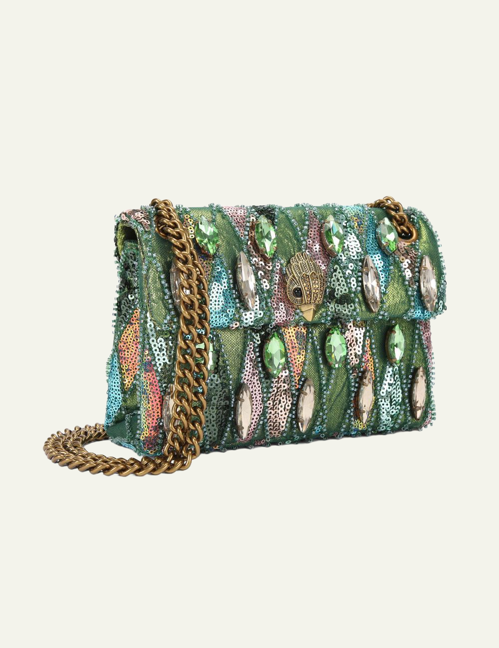 KURT GEIGER SEQUIN MINI KENSINGTON