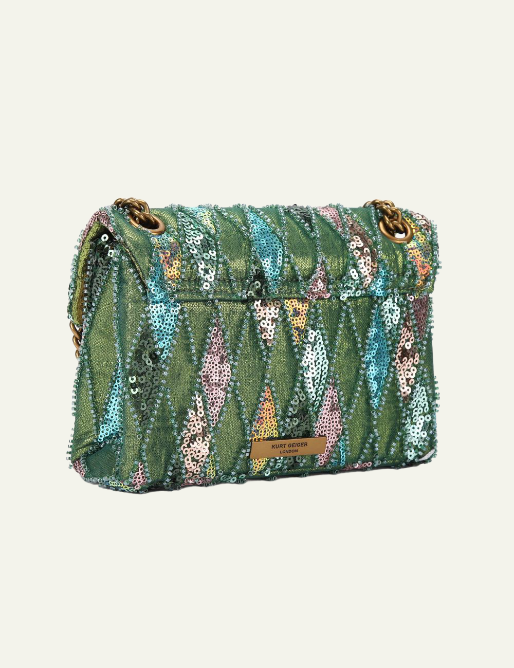 KURT GEIGER SEQUIN MINI KENSINGTON
