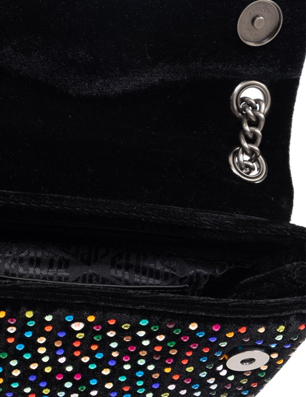 KURT GEIGER VELVET MINI KENSINGTON