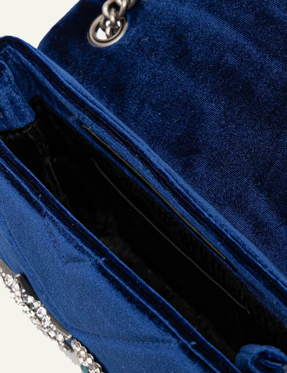 KURT GEIGER VELVET MINI KENSINGTON