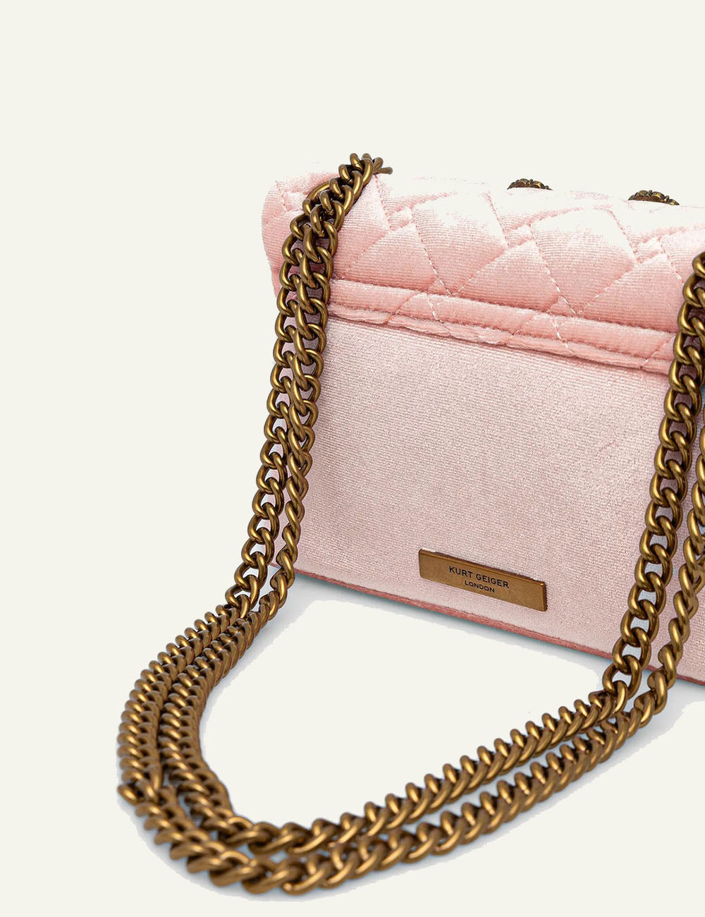 KURT GEIGER VELVET MINI KENSINGTON