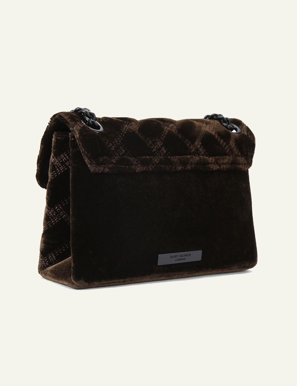 KURT GEIGER VELVET MINI KENSINGTON