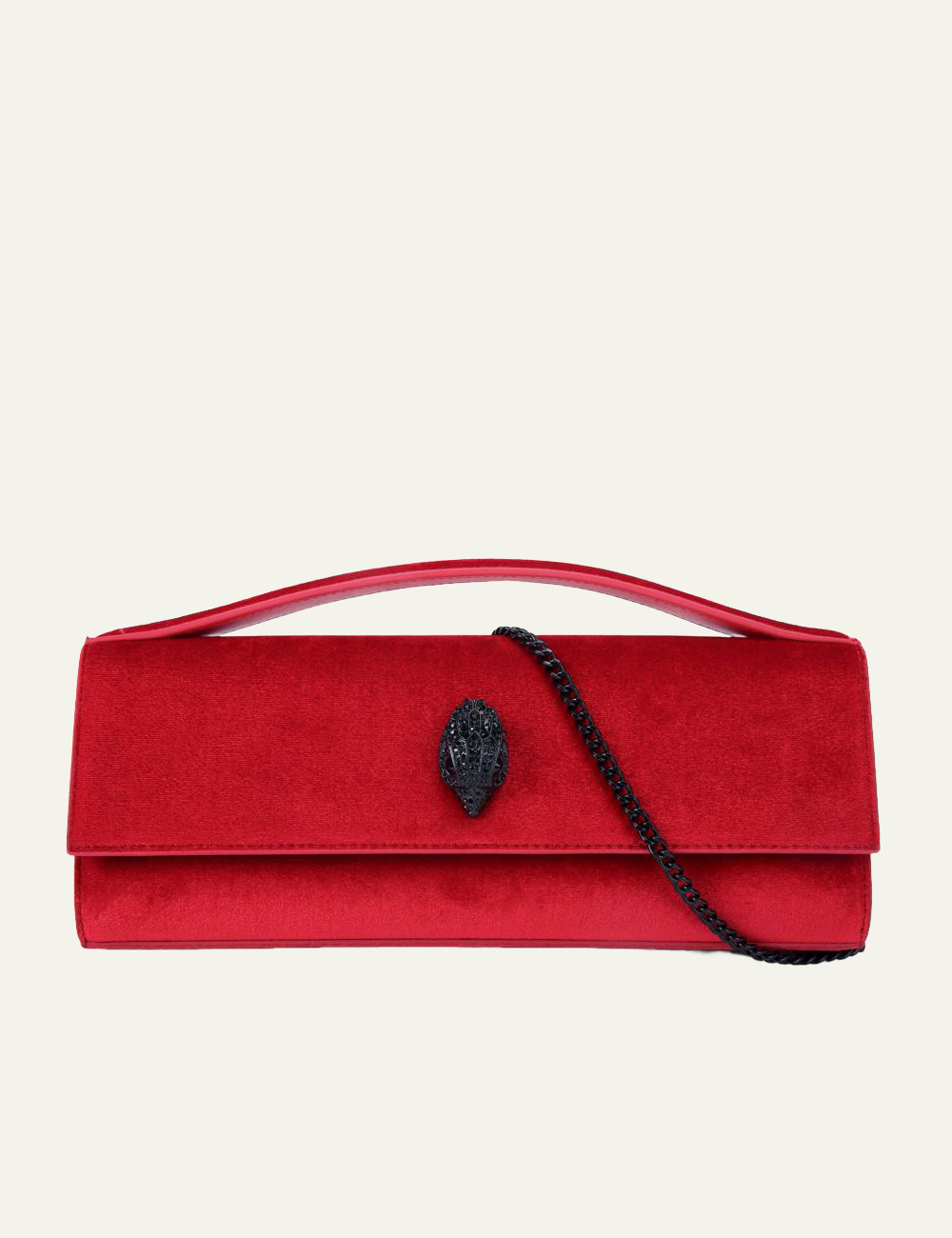 KURT GEIGER BOND LONG TOP HANDLE BAG RED