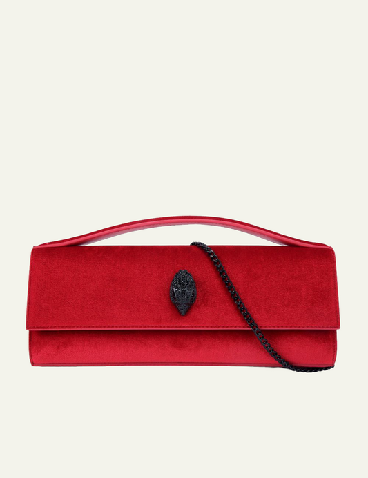 KURT GEIGER BOND LONG TOP HANDLE BAG RED
