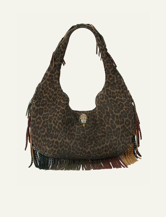KURT GEIGER SHOREDITCH LG HOBO FRINGE