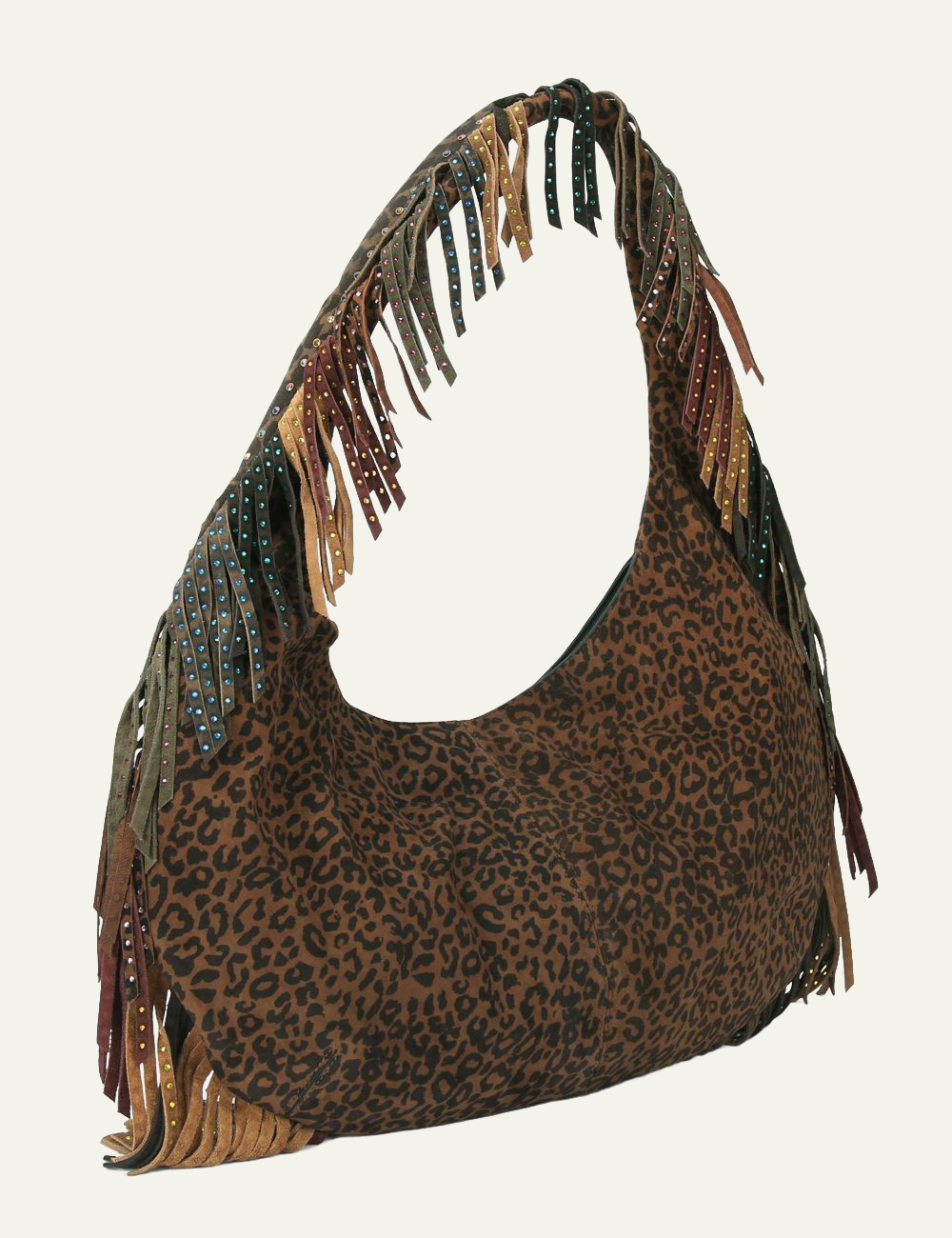 KURT GEIGER SHOREDITCH LG HOBO FRINGE