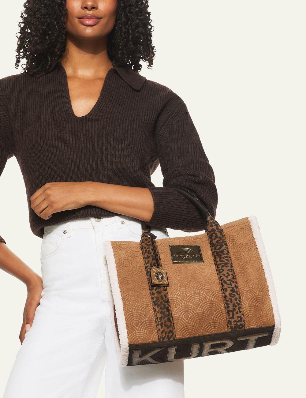 KURT GEIGER SOUTHBANK TOTE CAMEL