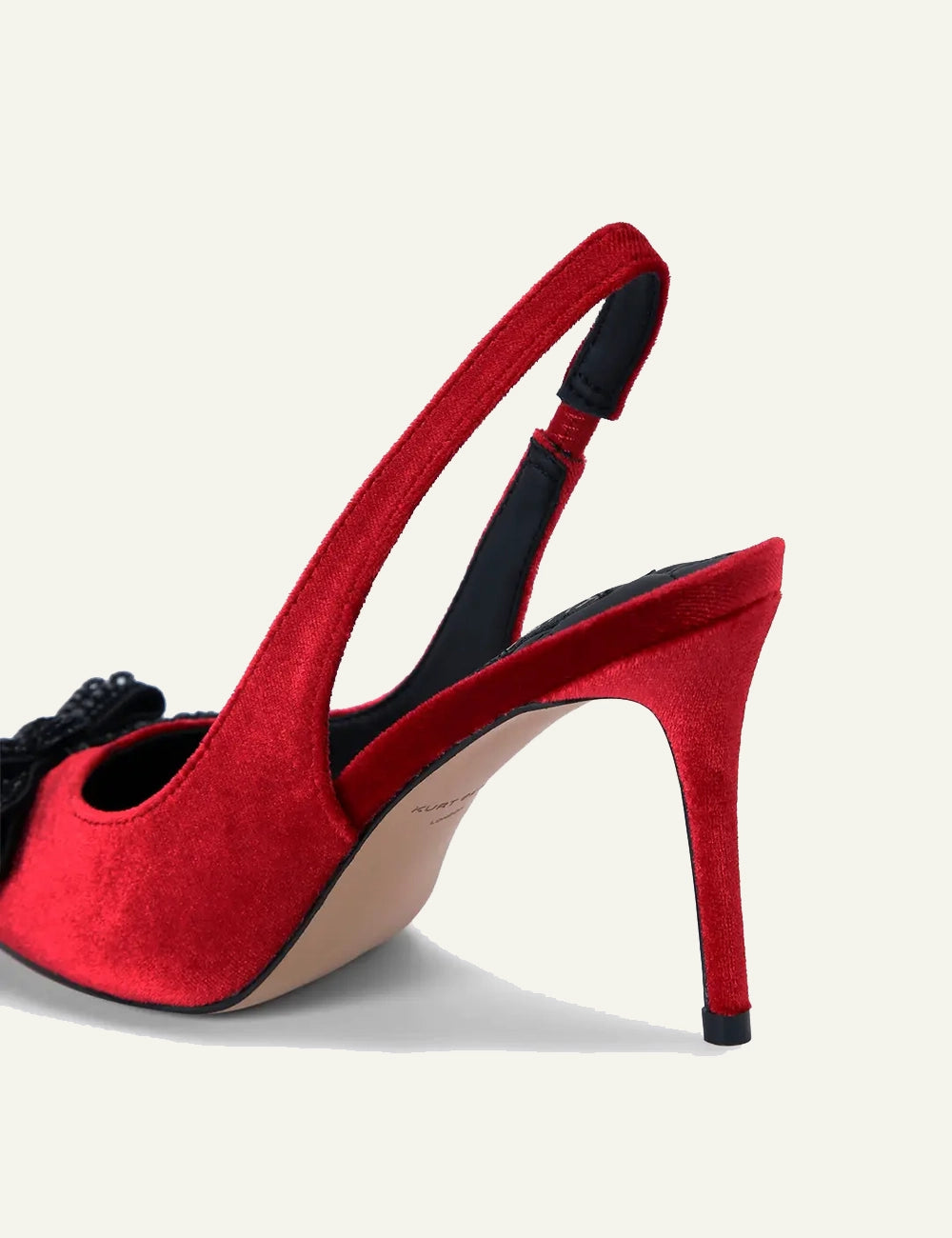 KURT GEIGER BELGRAVIA BOW HIGH SLING