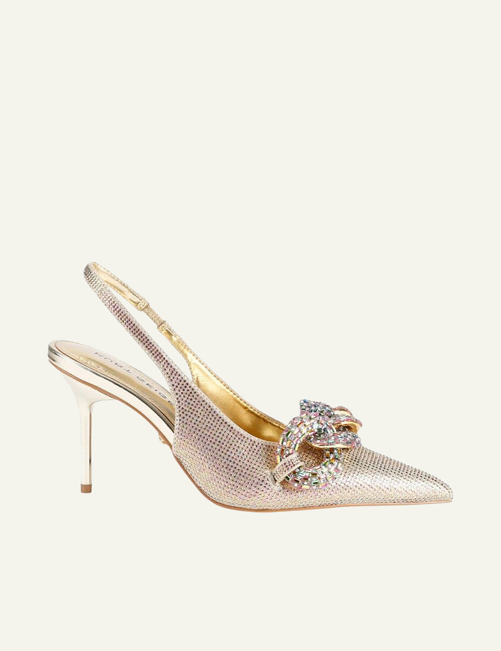 KURT GEIGER CRYSTAL CHAIN SLINGBACK