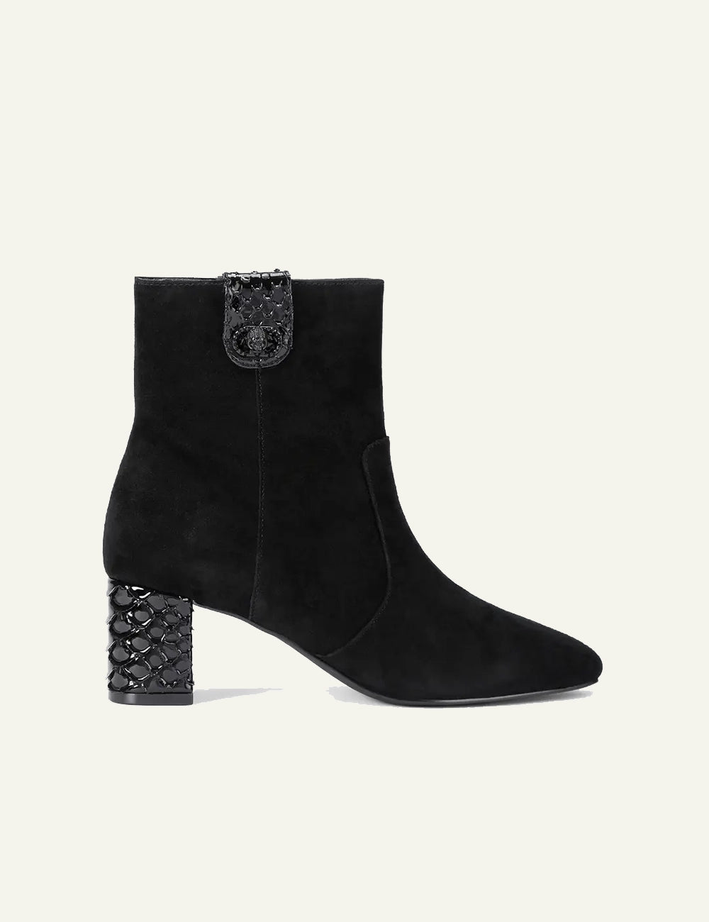 KURT GEIGER CHELSEA TRIM ANKLE BOOT