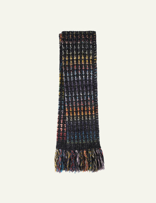 KURT GEIGER LUREX KNIT SCARF